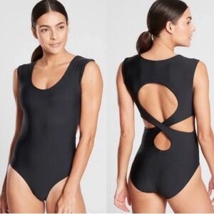Athleta Black One Piece Swimsuit